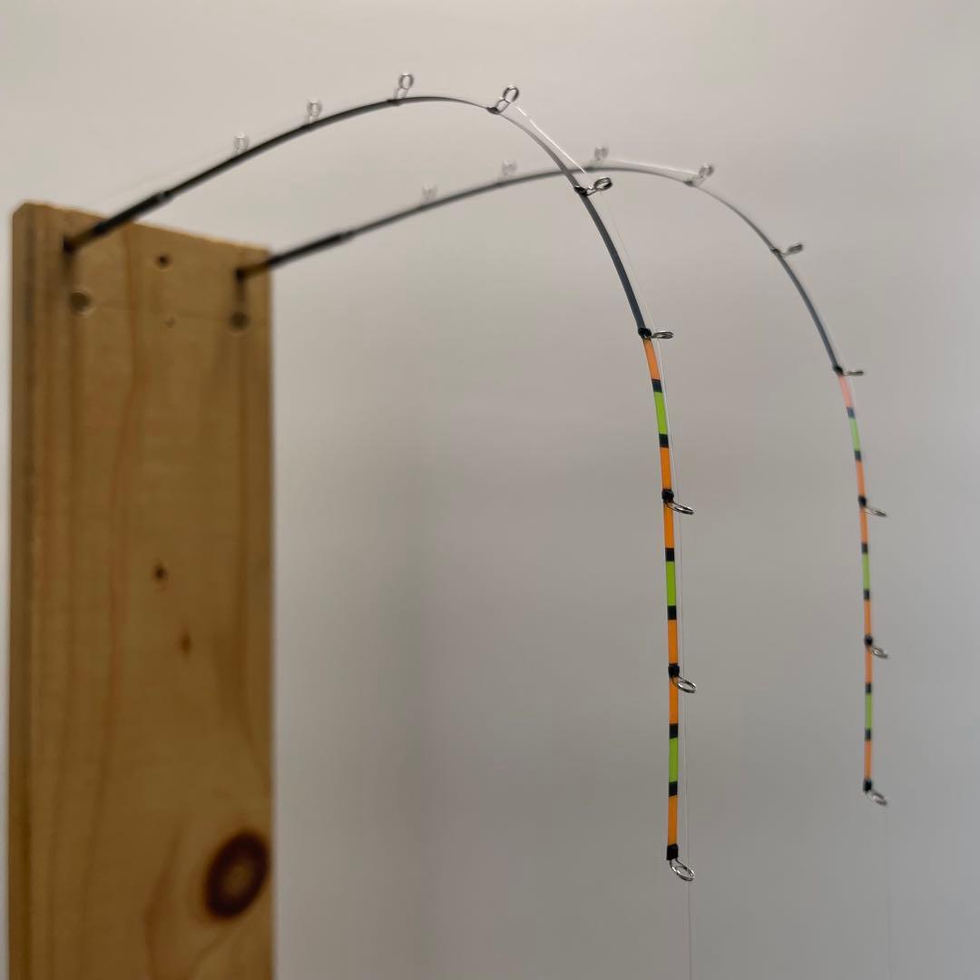 公魚　ハンドメイドロッド　レギュラーテーパー　350mm 2本セット