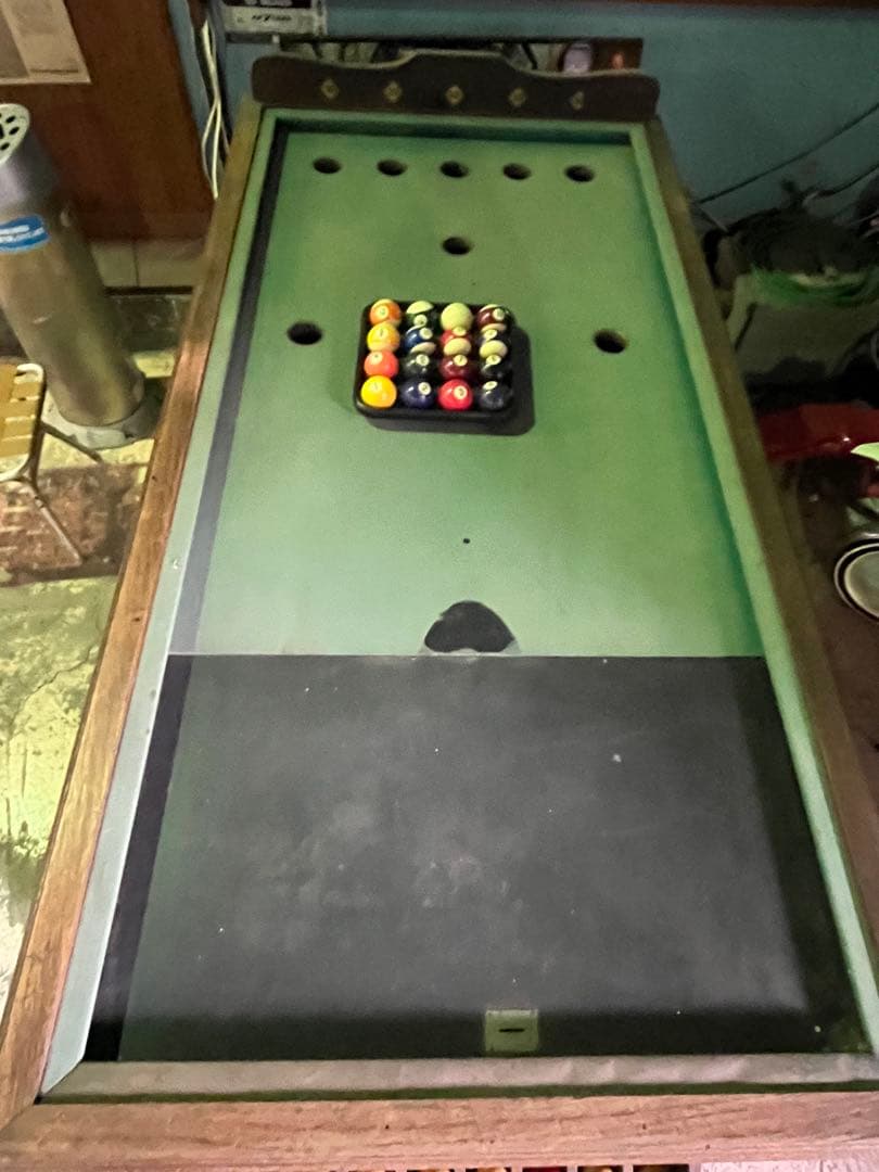 値下げ！ヴィンテージ　ビリヤード　ビリヤードゲーム　バービリヤード　アンティーク