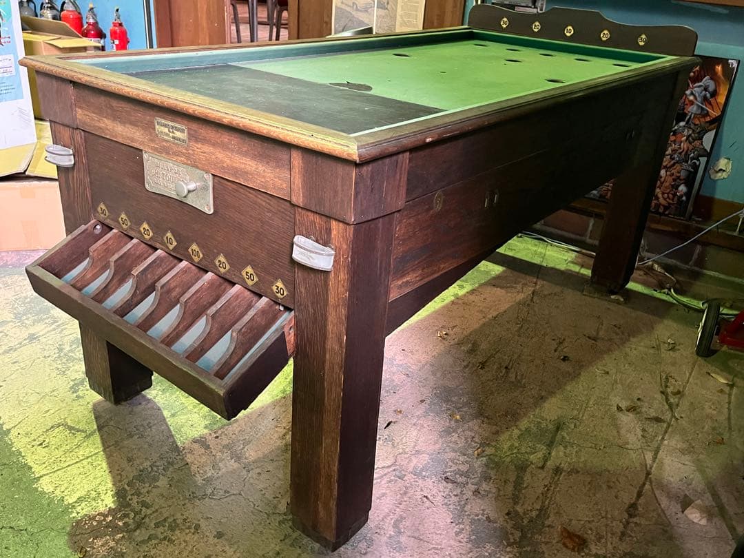 値下げ！ヴィンテージ　ビリヤード　ビリヤードゲーム　バービリヤード　アンティーク