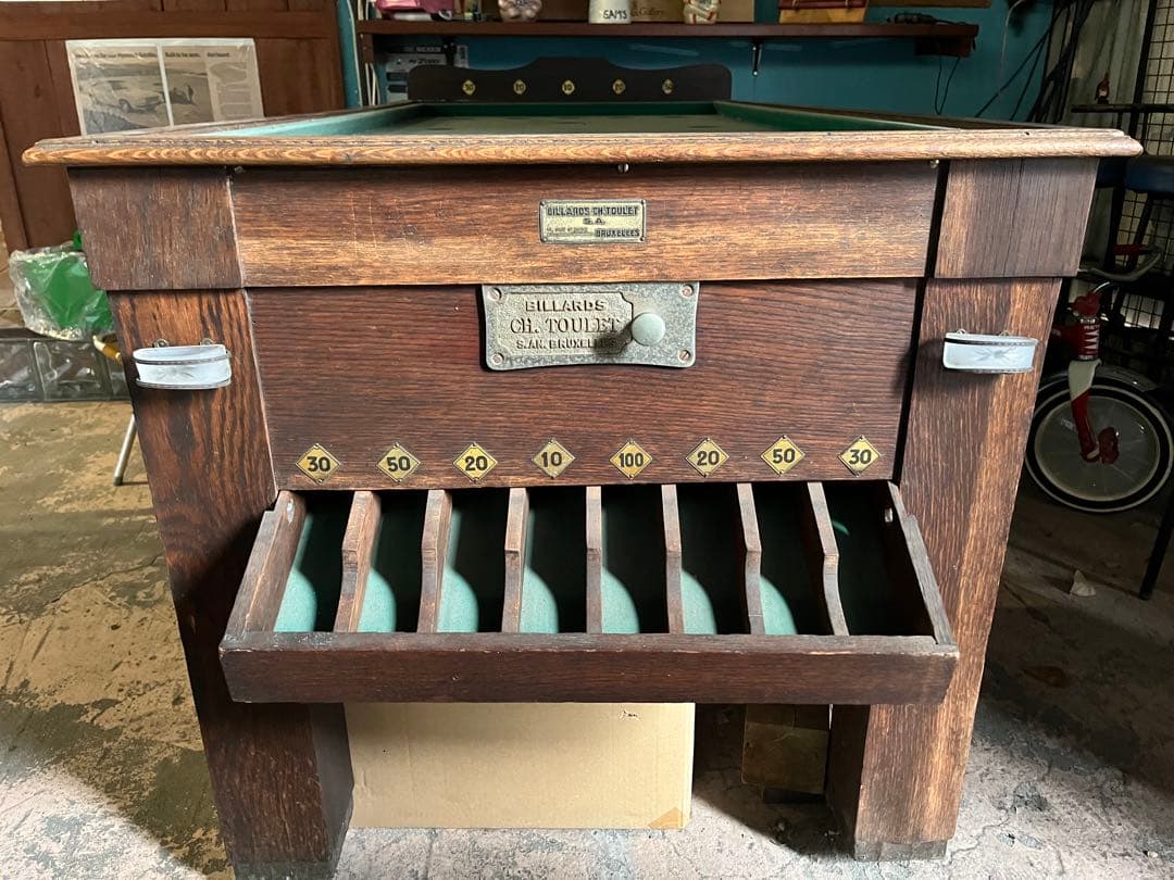 値下げ！ヴィンテージ　ビリヤード　ビリヤードゲーム　バービリヤード　アンティーク
