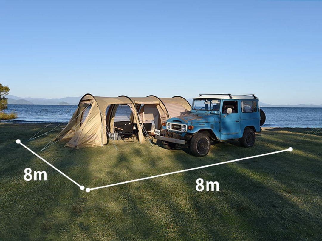 KAMABOKO TENT 3(M) キャンプテント　 インナーテント付き