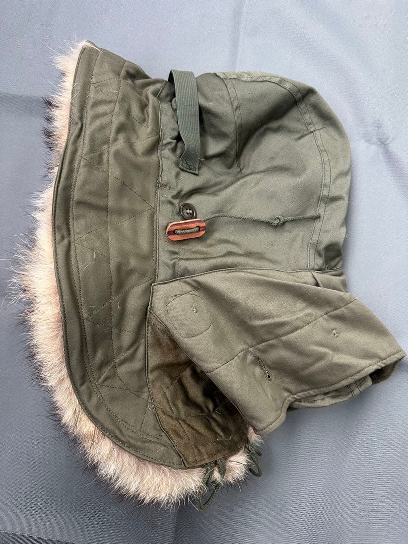 M-51 モッズコート用フード　白ラベル