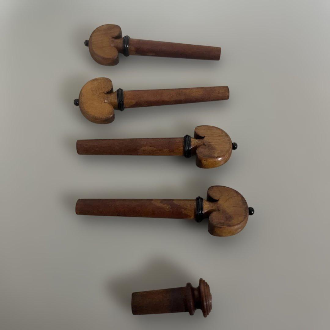 新品　現品限り　ドイツ製　バイオリン用　ペグ　柘植