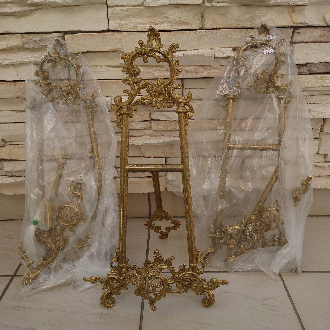 イタリア真鍮イーゼル特大