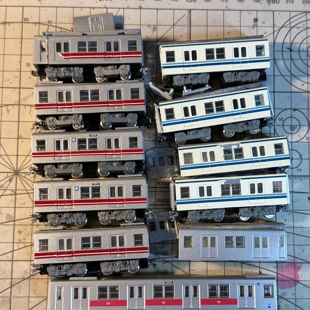 Bトレインショーティー　改造途中品　Osaka Metro 10A系・20系