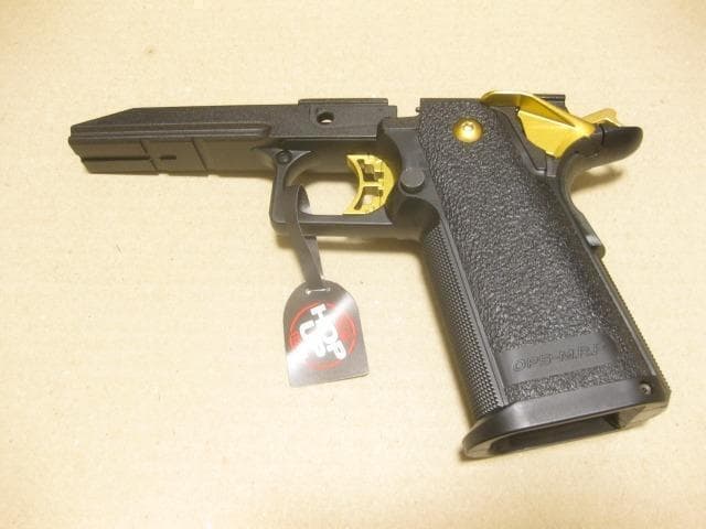 【新品】　東京マルイ　純正 ハイキャパ 5.1 ゴールドマッチ フレーム 一式