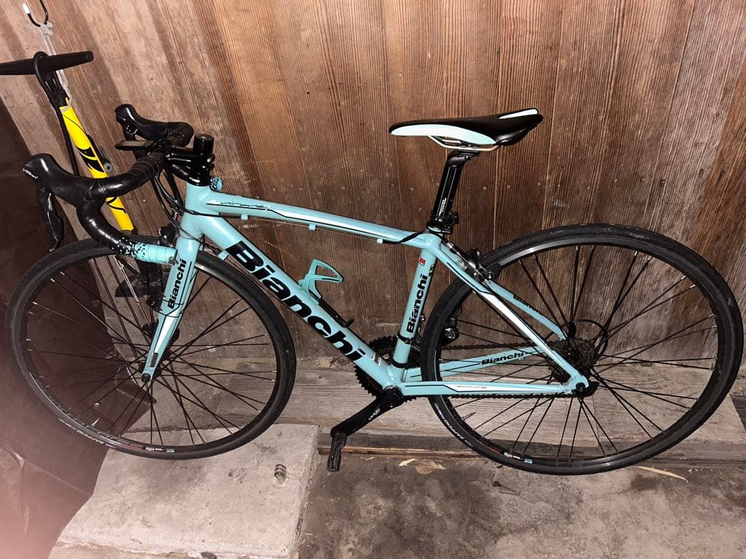 Bianchi ビアニローネ7 ヘルメット ビンディングシューズ付き