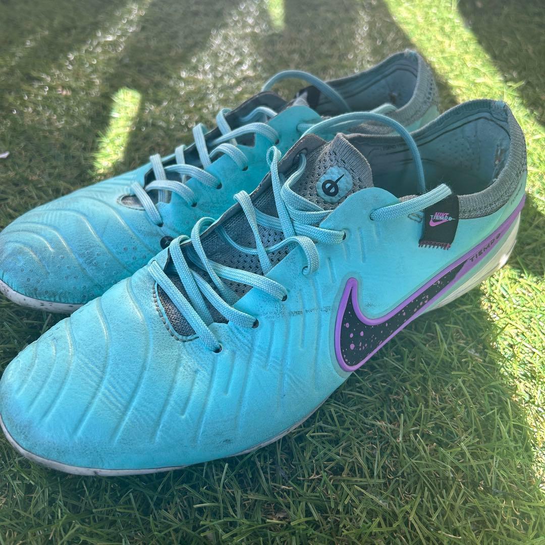 Nike Tiempos アクアブルー サッカーシューズAG
