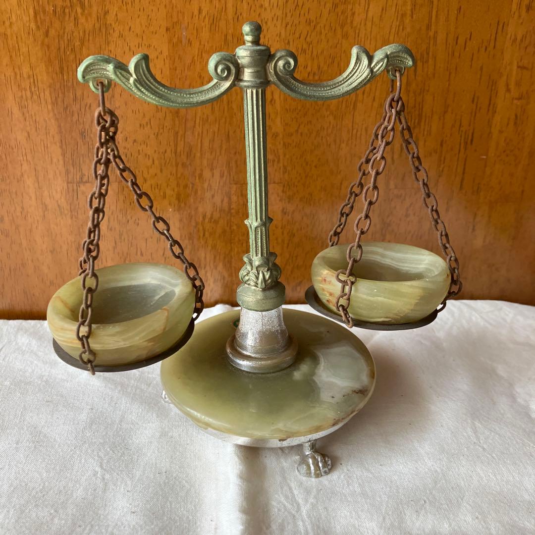 ONYX OF PAKISTAN made in Itly 置物　天秤