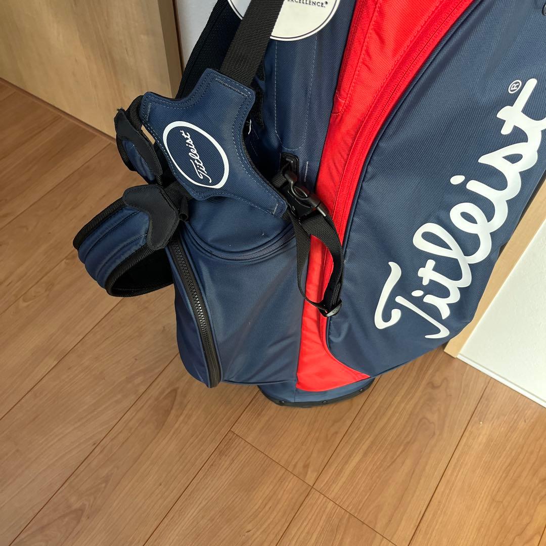 Titleist キャディバッグ (スタンドタイプ) ネイビー/レッド