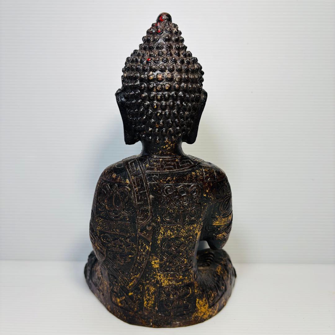 鍍金仏座像 中国古玩 仏教美術 仏像 佛 置物 骨董品 時代品 美術品