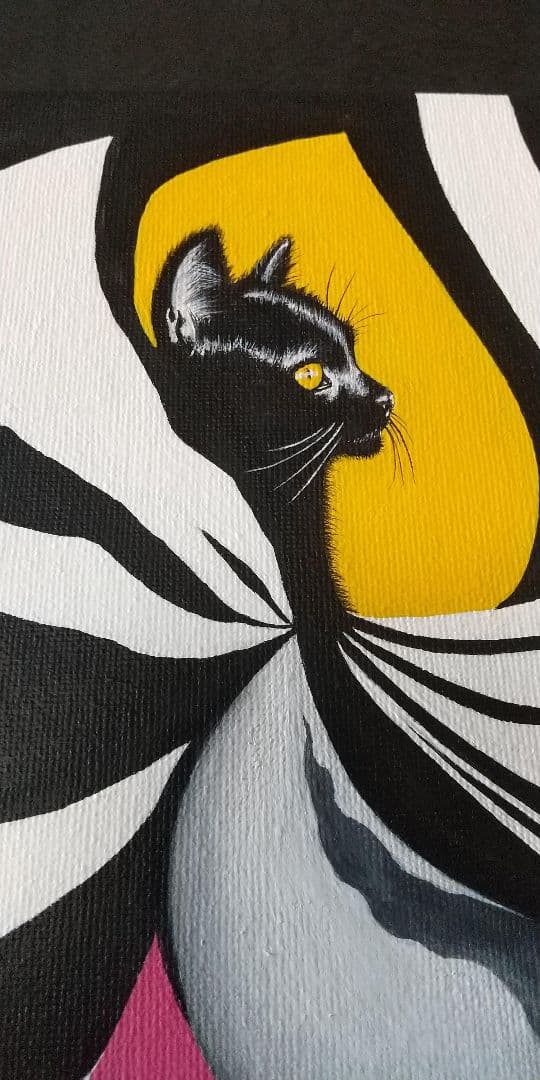 絵手書き絵画(キャンバス&アクリル絵の具)