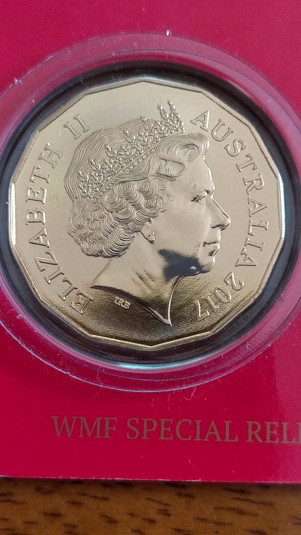 ☆A⑩。「オーストラリア/エリザベス二世 鶏図記念・2017」。