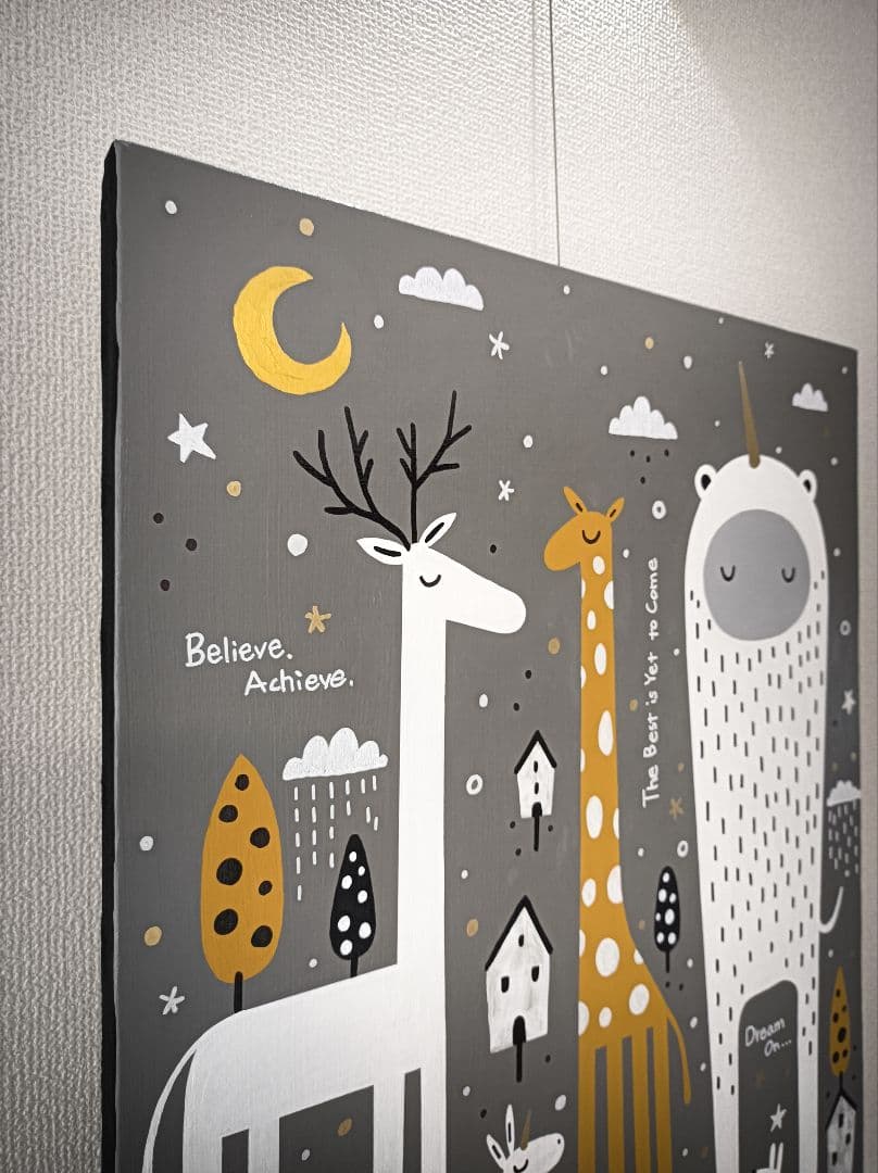 ✿月野乃亜 Unique F15／652×530mm 現代アート26 EM#05