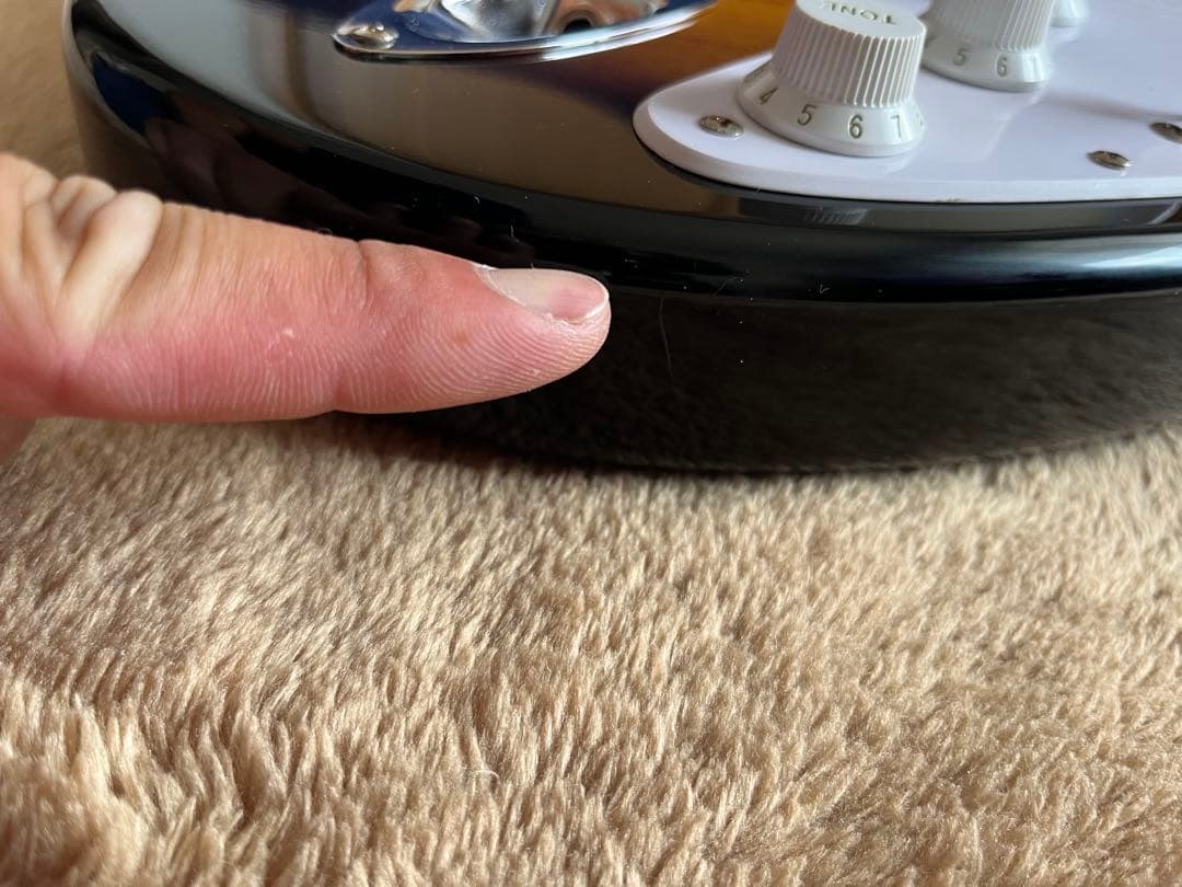 【調整済】squier fender スクワイア　ストラト　エレキギター　美品