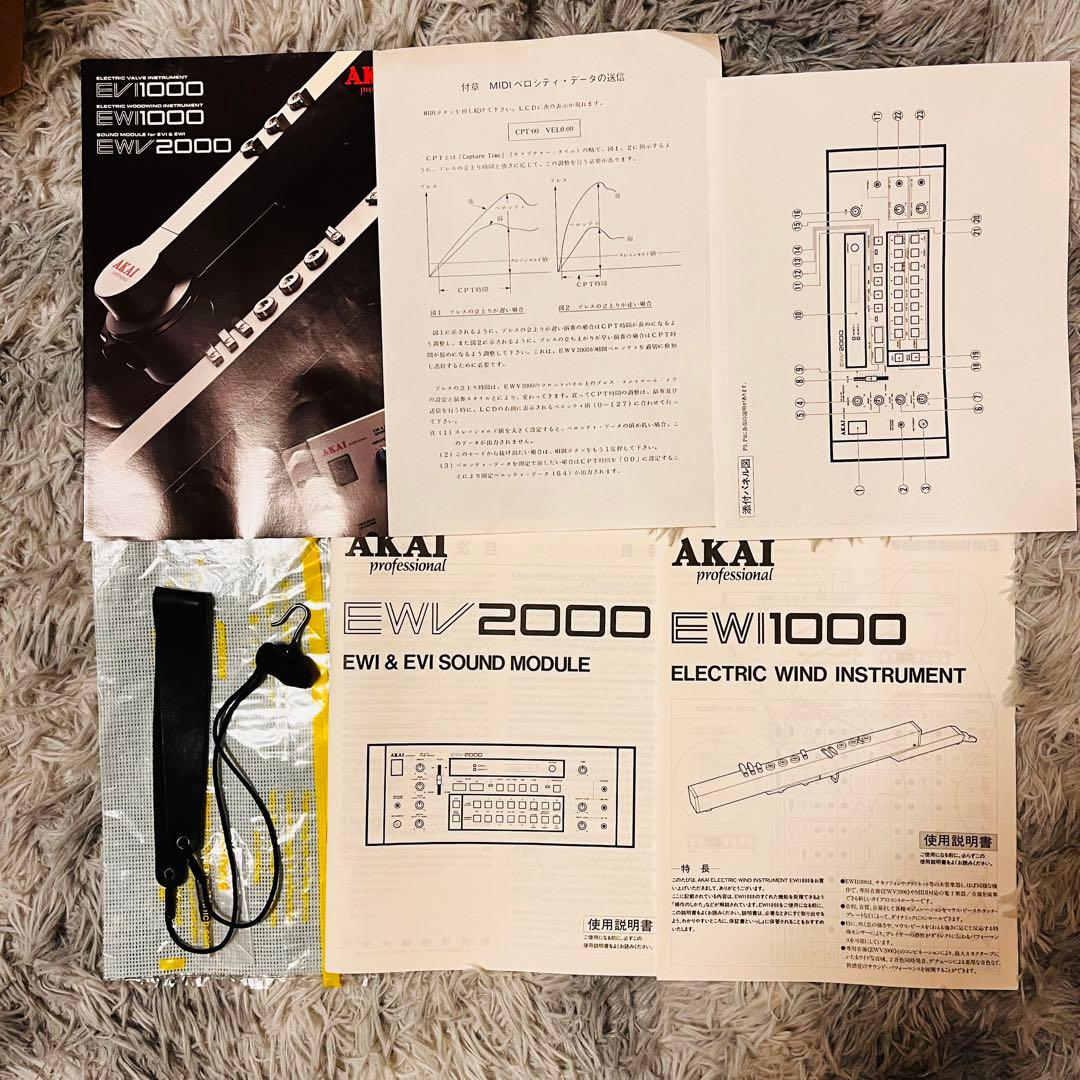 【メンテナンス済】AKAI EWI1000EWV2000 コントローラーセット