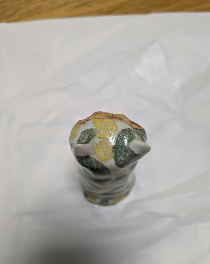 猫の陶器　岡山富男