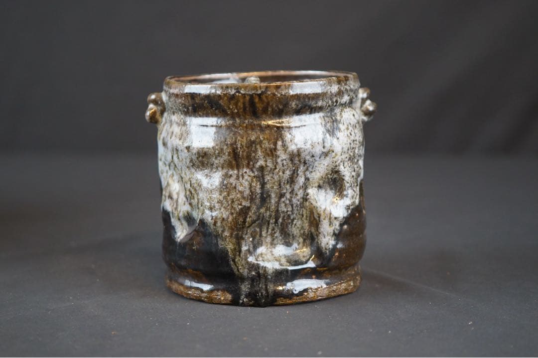 室井香悦 造 水指 箱付 茶道具