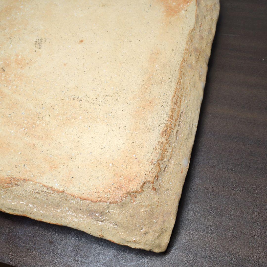 陶あん 金彩色絵 椿文 大皿 横幅約49cm