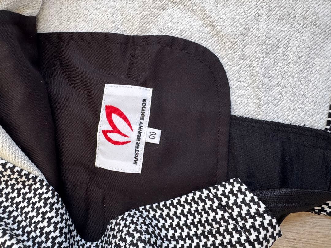 ドビーカルゼ ソフトタンブラーストレッチ 変形千鳥柄　新品