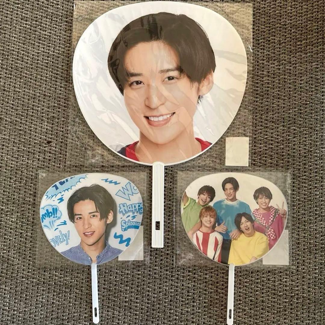 Man 目黒蓮　うちわ　エロハン　セット