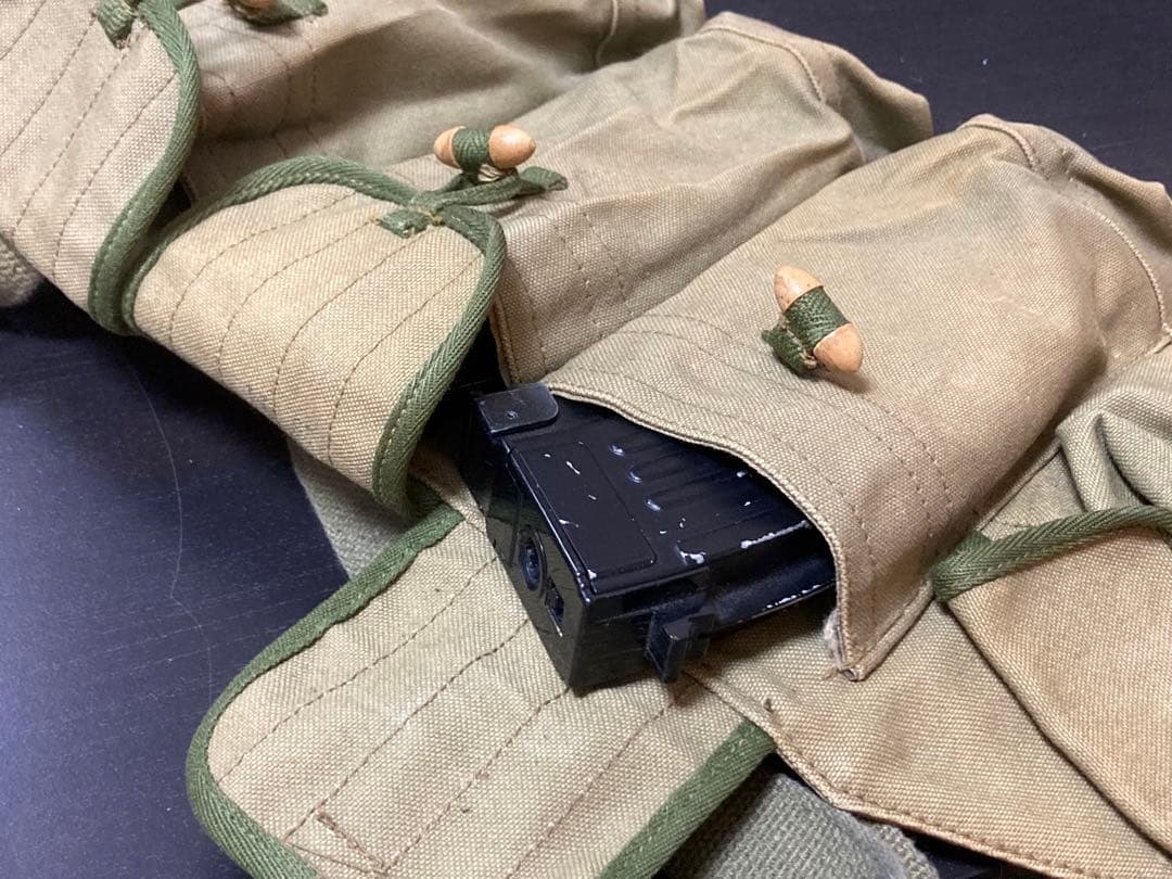 AK47用　マガジンポーチ　チェストリグ　中国軍　実物？　ナム戦