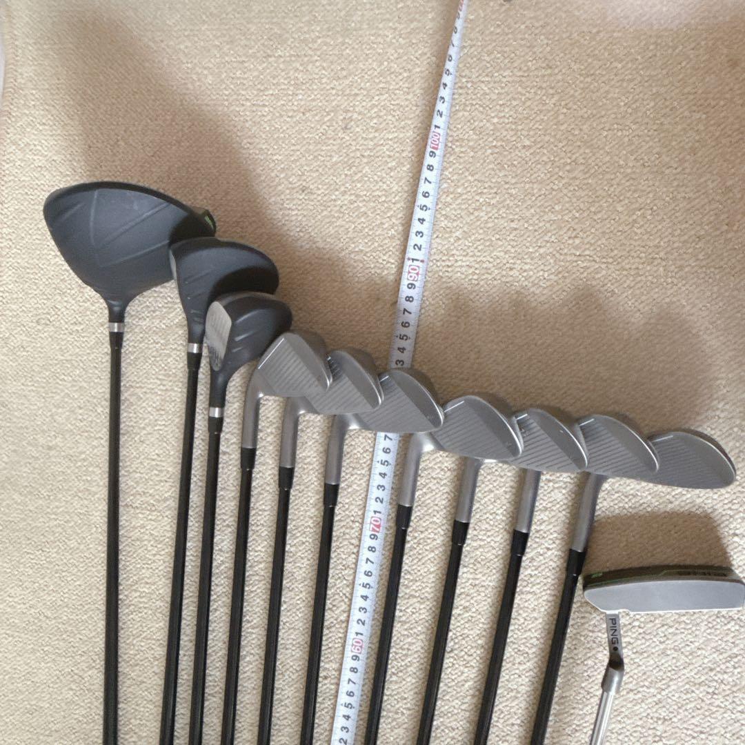 人気‼️【超美品】PING★ゴルフクラブセット★ジュニア用　キャディバック付