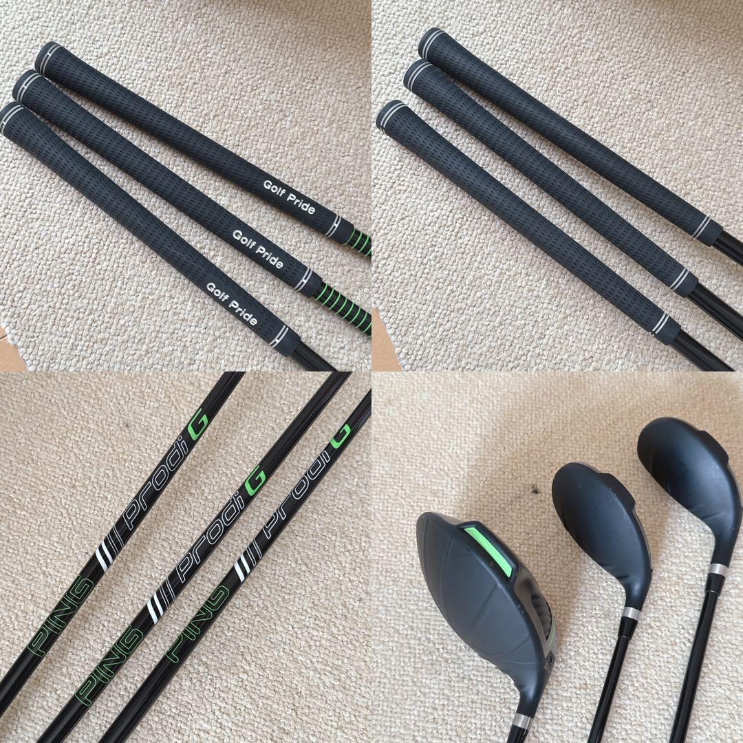 人気‼️【超美品】PING★ゴルフクラブセット★ジュニア用　キャディバック付