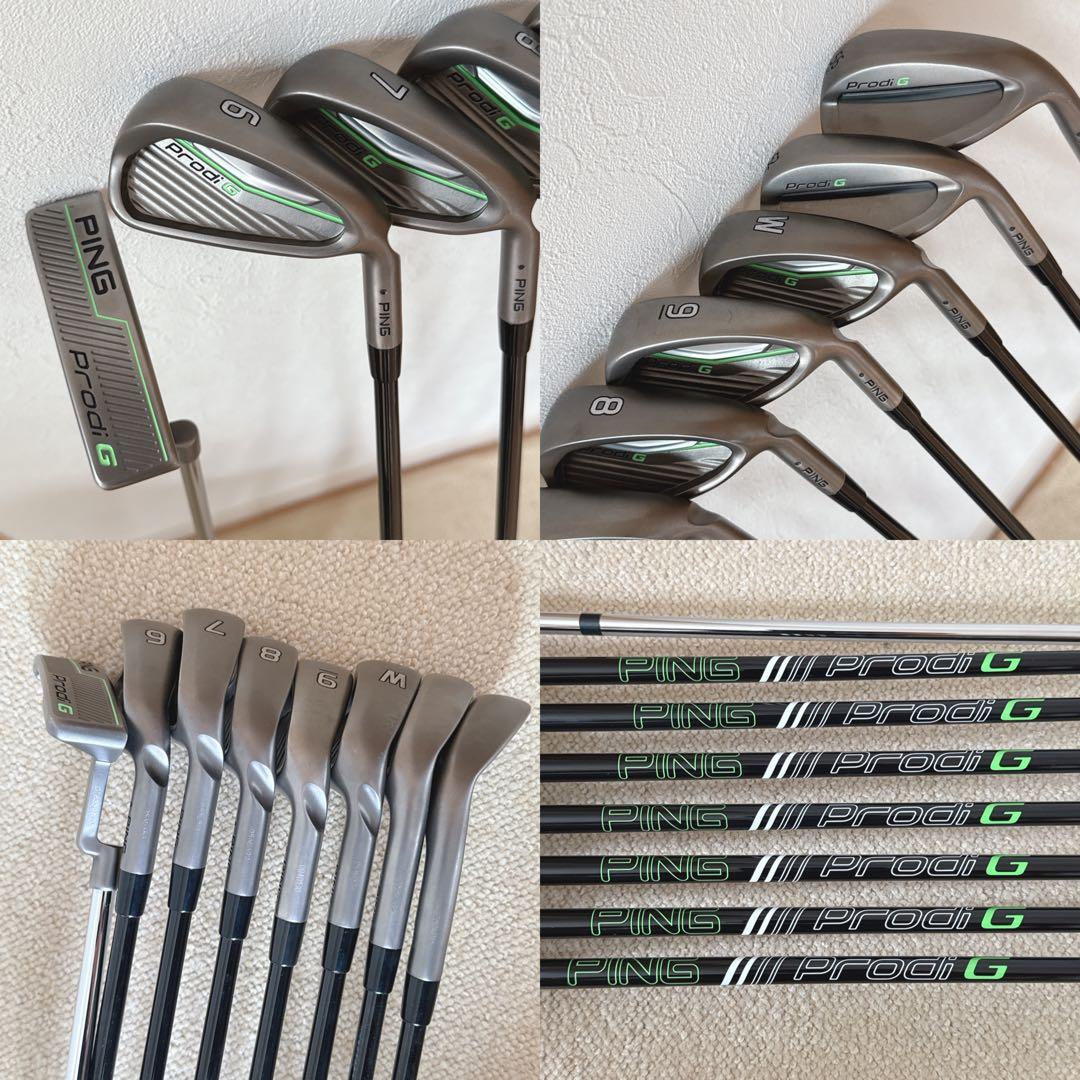 人気‼️【超美品】PING★ゴルフクラブセット★ジュニア用　キャディバック付