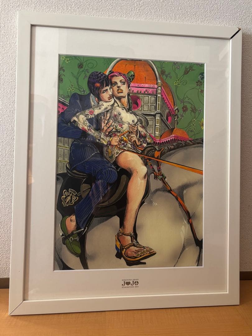 18日迄荒木飛呂彦 ジョジョ展複製原画 徐倫＆ブチャラティ ジョジョの奇妙な冒険