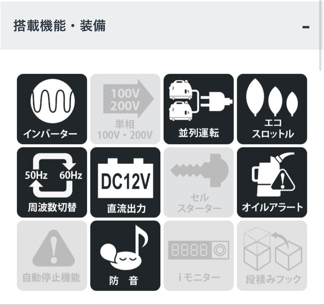 HONDA EU16i ポータブル発電機 新品未使用