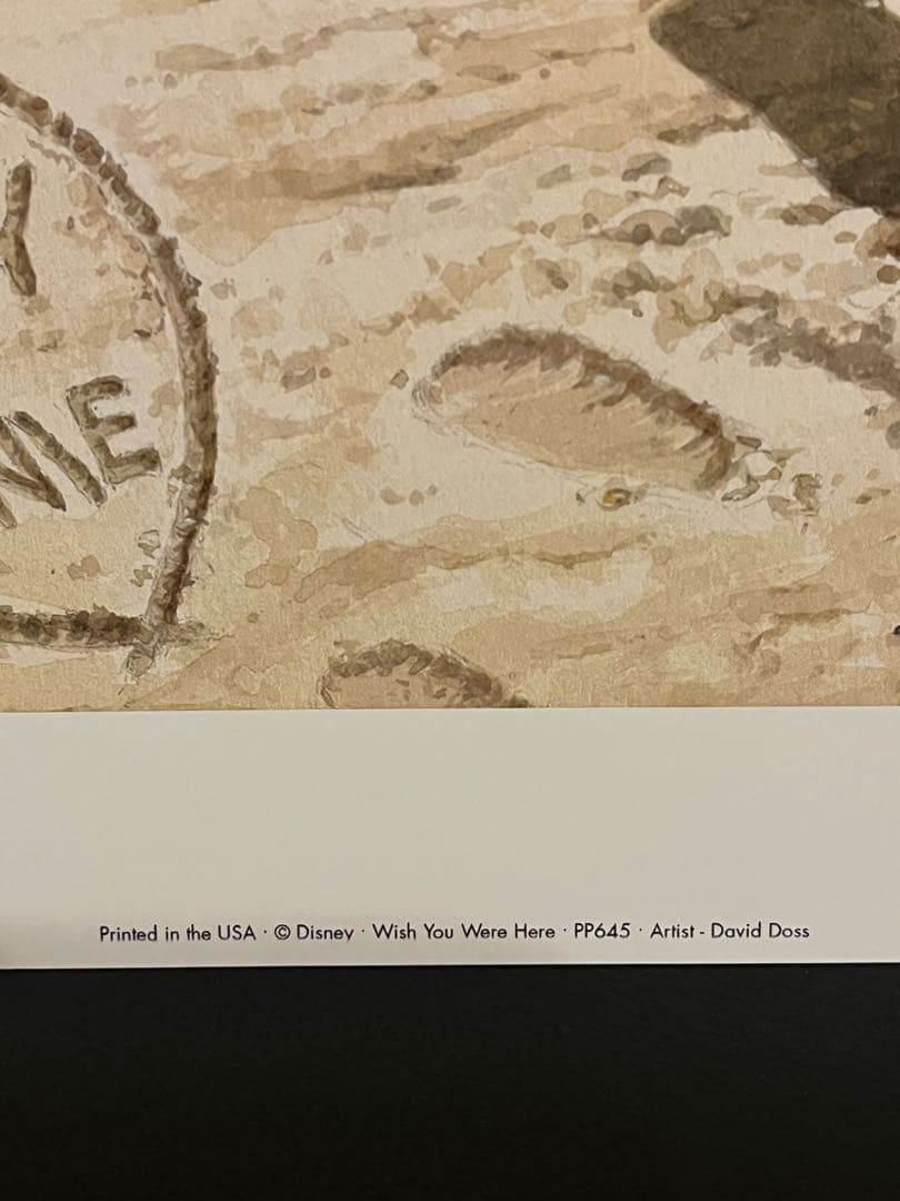 【新品】WDW ディズニー　アート　ポスター　David Doss