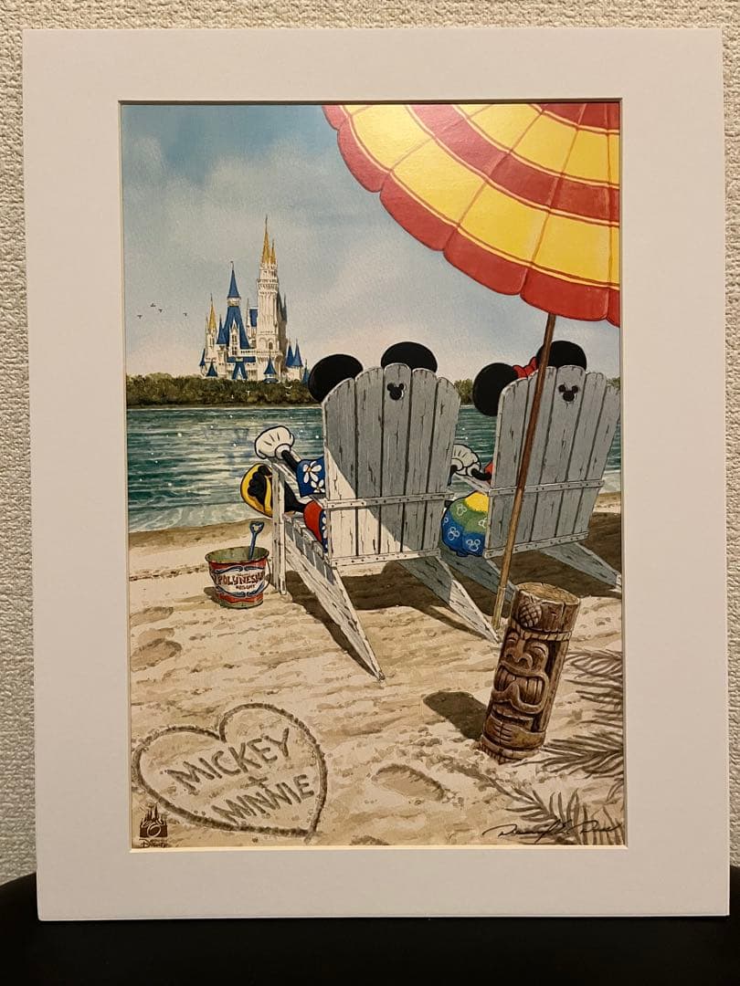 【新品】WDW ディズニー　アート　ポスター　David Doss