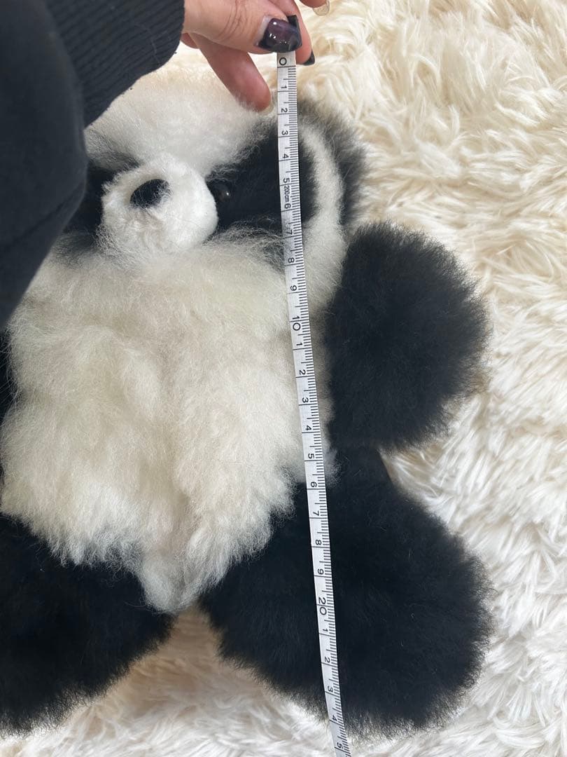 ❣️新商品❣️ベビーアルパカ 100％ パンダ ぬいぐるみ アルパカ ぱんだ