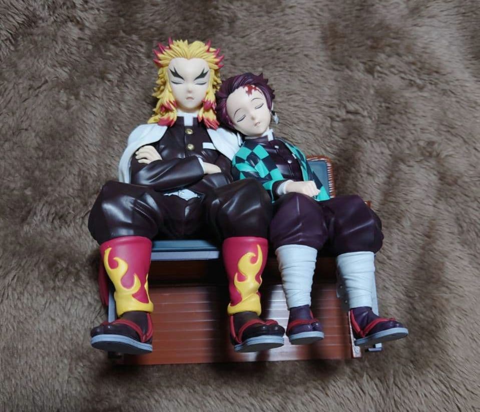 一番くじ 鬼滅の刃 繋いだ軌跡 B賞 竈門炭治郎&煉獄杏寿郎 フィギュア