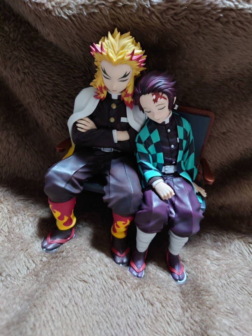 一番くじ 鬼滅の刃 繋いだ軌跡 B賞 竈門炭治郎&煉獄杏寿郎 フィギュア