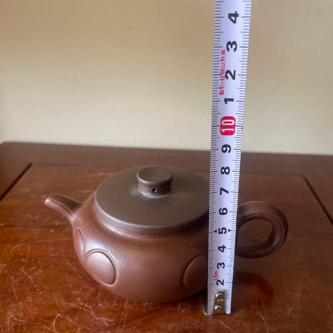 紫砂壶 宜興紫砂壺 祥雲紋　在銘　名家曹碗芬