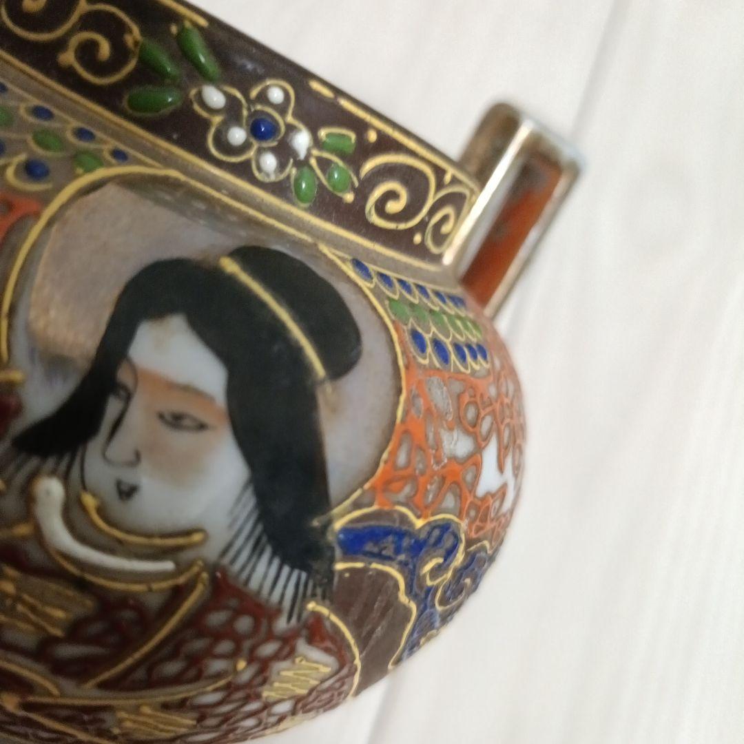 香炉　アンティーク　オールドジャパン　明治　昭和初期　三足