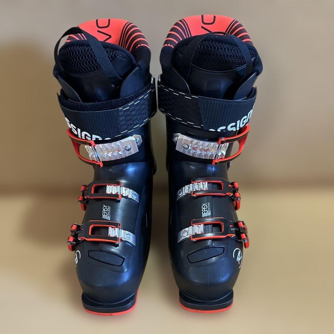 スキーブーツ 、ジュニア、子供用、ブラック/レッド