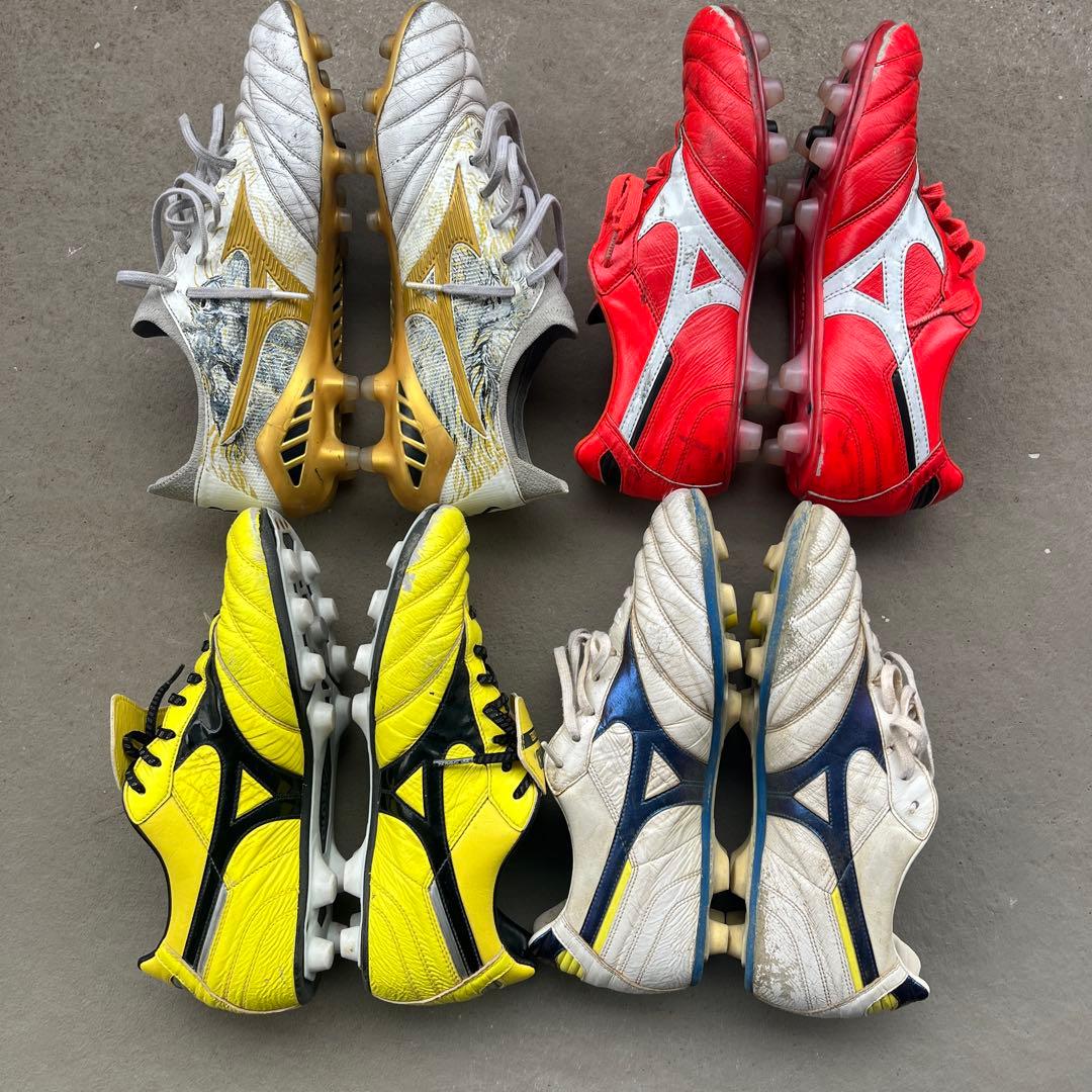 単品不可Mizuno モレリア　サッカーシューズ 4足まとめセット