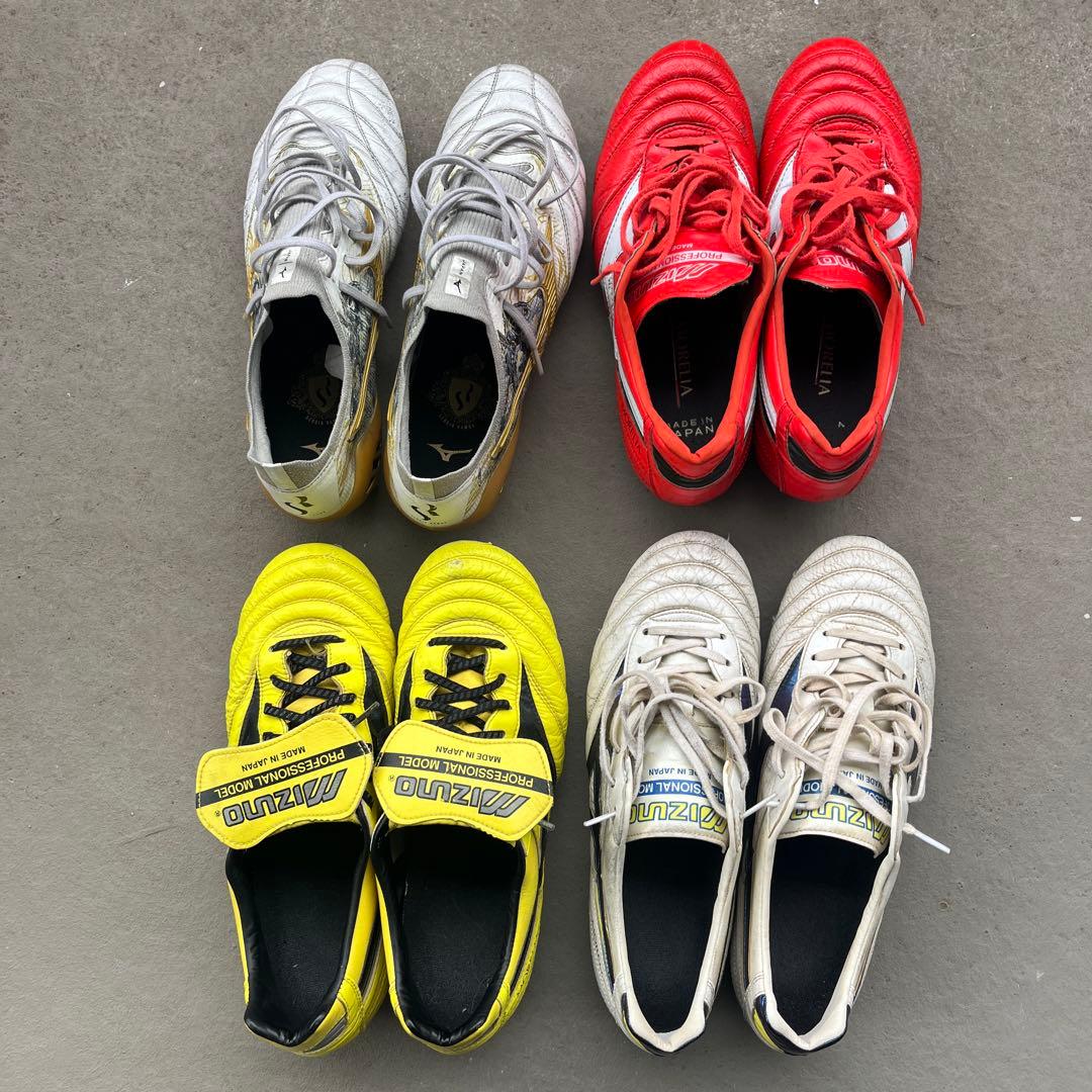 単品不可Mizuno モレリア　サッカーシューズ 4足まとめセット