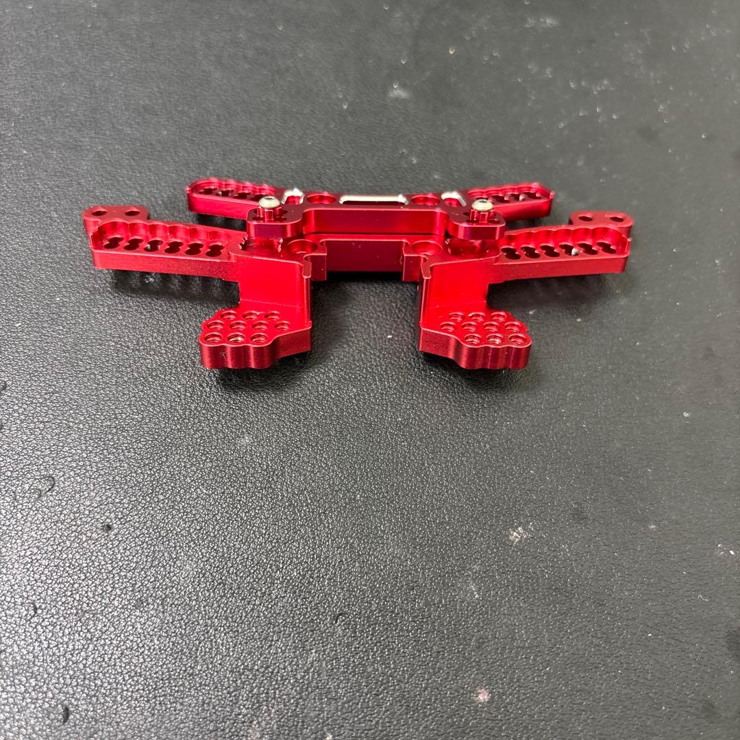 ヨコモ　YD-2シリーズ用　アルミ製 フロント/リヤ　ショックタワー(レッド)