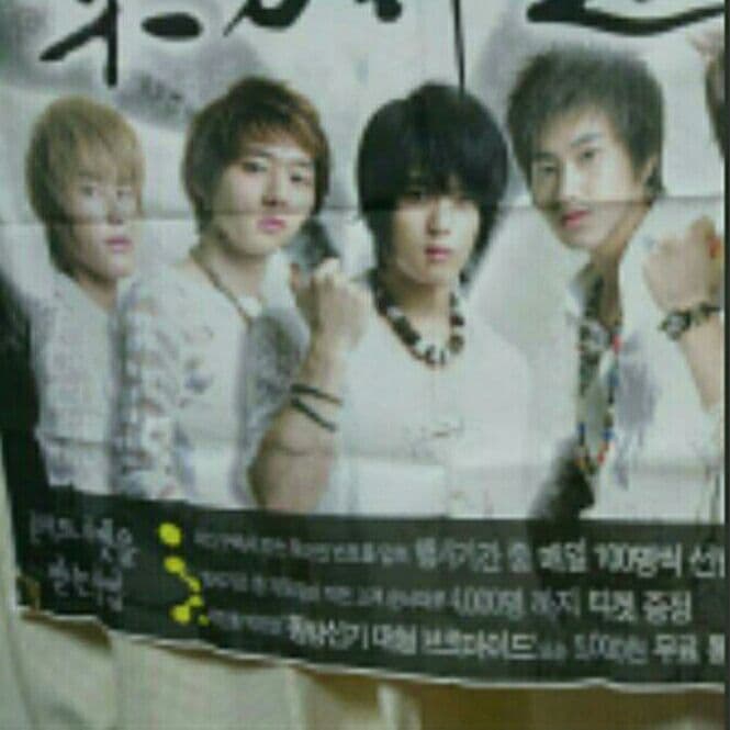 激レア★東方神起★非売品＊韓国 BBQ 店舗宣伝タペストリー