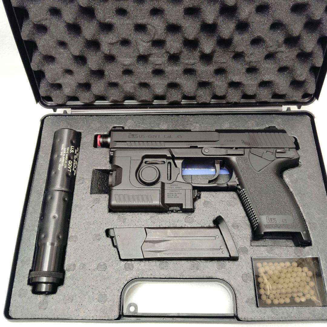 【T】美品　SOCOM Mk23　ガスガン　サイレンサー付