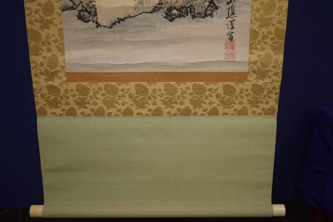 不詳/作者不詳/神農図/布袋屋掛軸HI-798