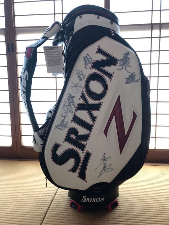 スリクソン　新品キャディバッグ　サイン入り