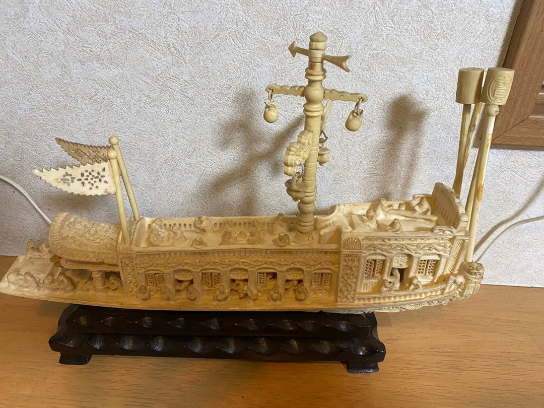 置物　宝船　中国美術　アンティーク　古美術　工芸品