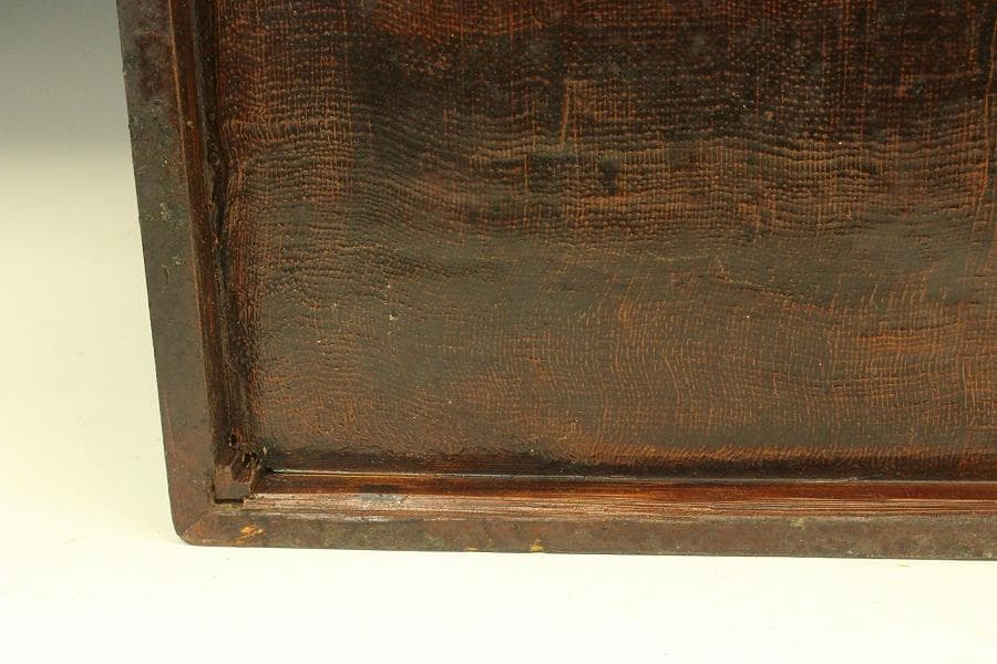 茶道具 楼閣山水人物蒔絵 時代 器局 煎茶 棚(A262)