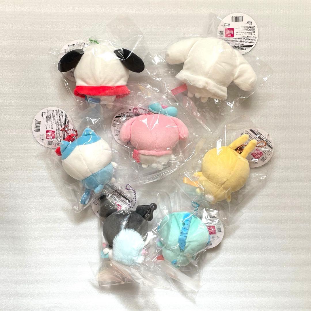 ちいかわ サンリオ キャラクターズ マスコット 全7種 セット ぬいぐるみ