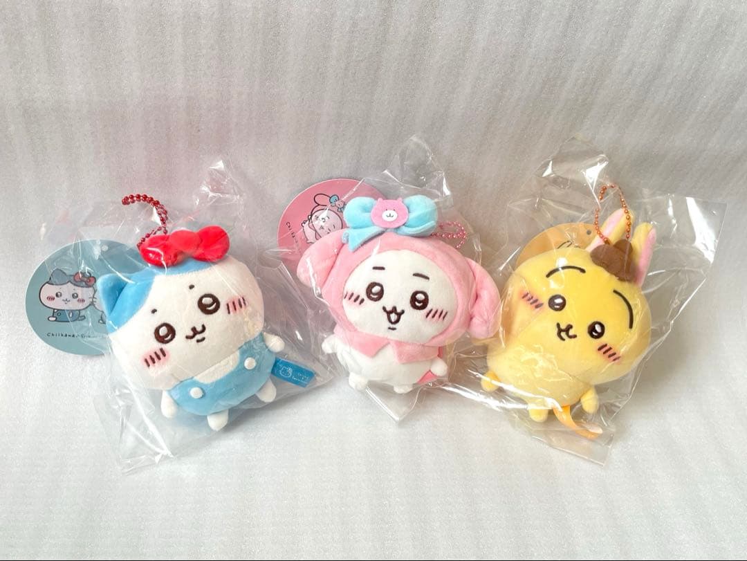 ちいかわ サンリオ キャラクターズ マスコット 全7種 セット ぬいぐるみ